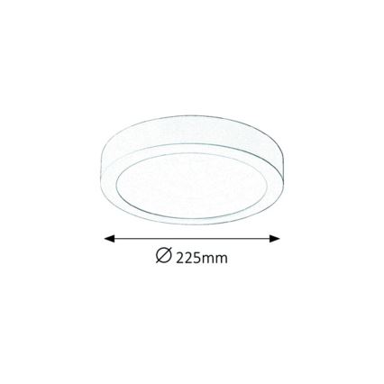 Rabalux - Plafón LED LED/18W/230V