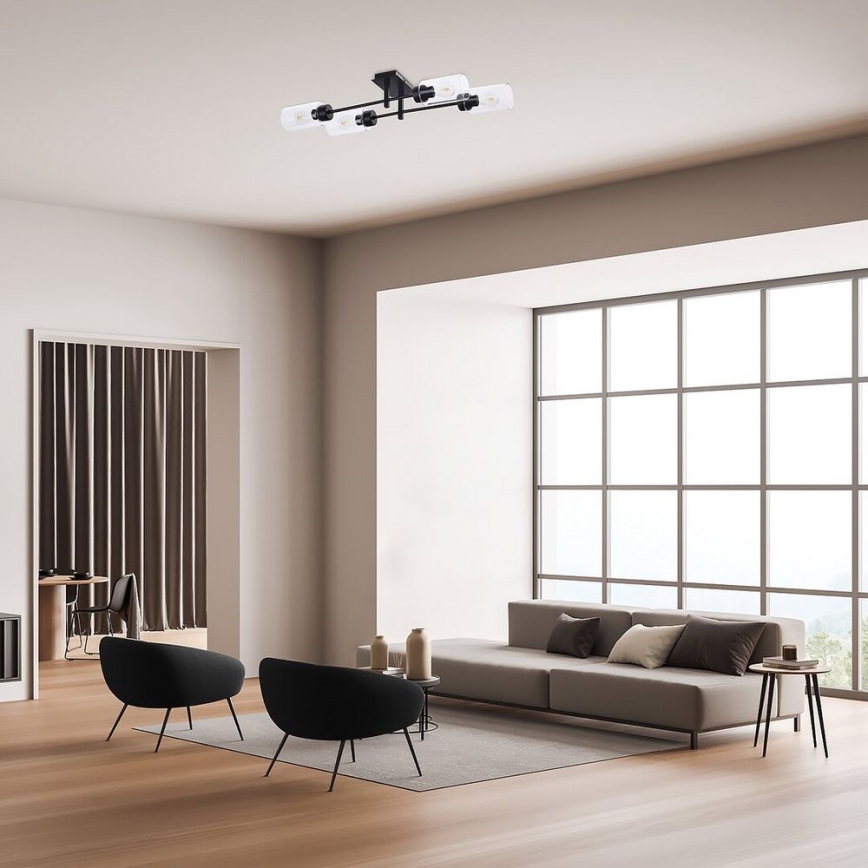 Rabalux - Lámpara de techo de superficie 4xE27/40W/230V 21,5x82 cm