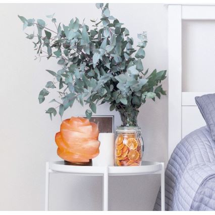 Rabalux - Lámpara de sal 1xE14/15W/230V acacia 3,5 kg