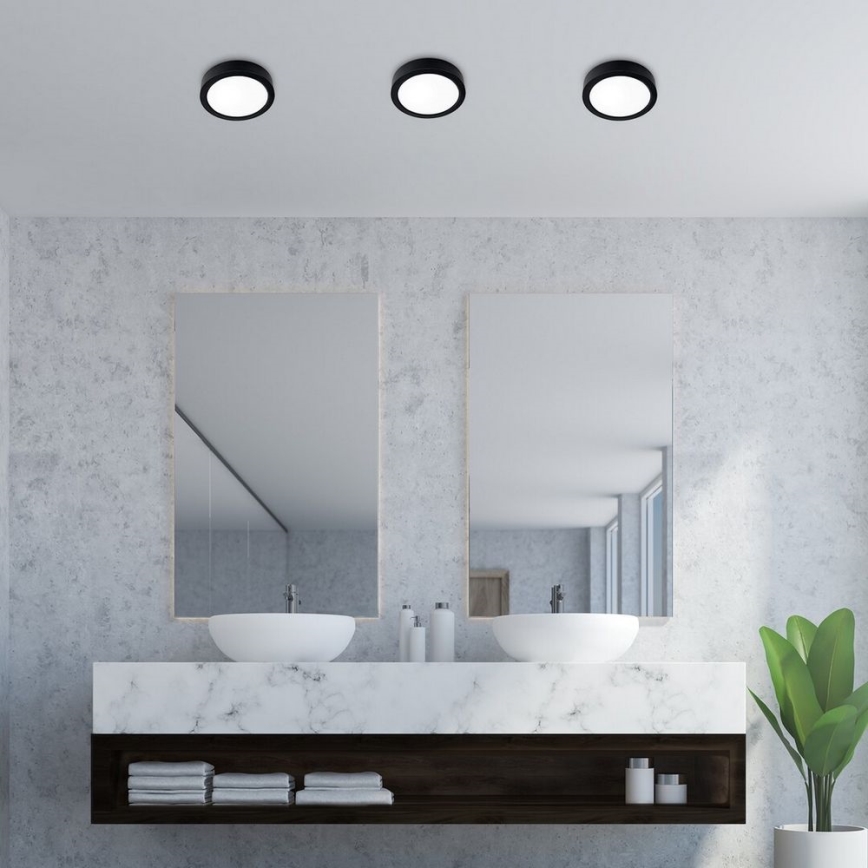 Rabalux - Lámpara de techo LED para baño LED/24W/230V Ø 22 cm IP44
