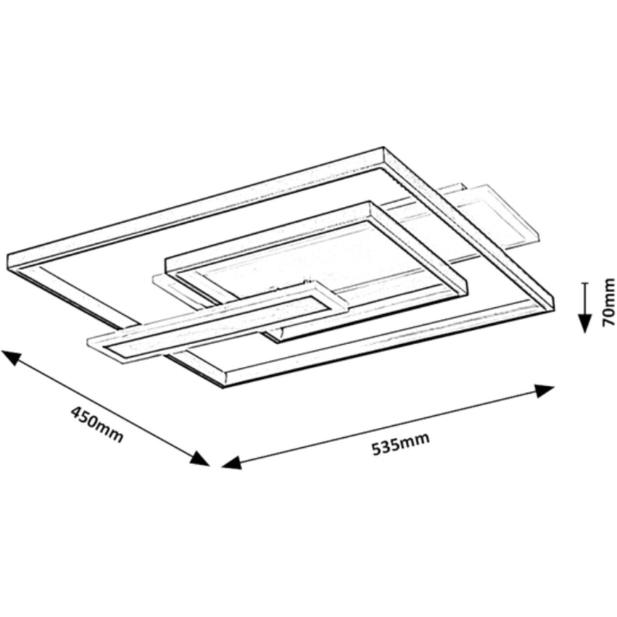 Rabalux - Lámpara de techo LED/50W/230V