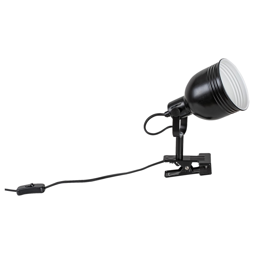 Rabalux - Foco con clip 1xE14/25W/230V negro