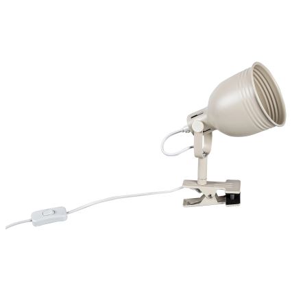Rabalux - Foco con clip 1xE14/25W/230V beige
