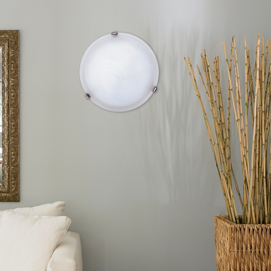 Rabalux - Lámpara de techo 1xE27/60W/230V cristal alabastrino