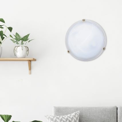 Rabalux - Lámpara de techo 2xE27/60W/230V, cristal alabastrino