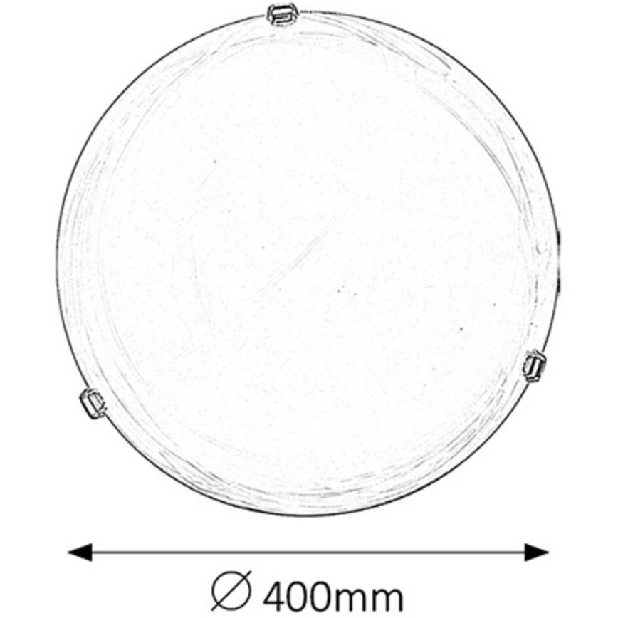 Rabalux - Lámpara de techo 2xE27/60W/230V, cristal alabastrino