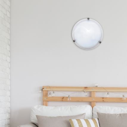 Rabalux - Lámpara de techo 2xE27/60W/230V cristal de alabastro