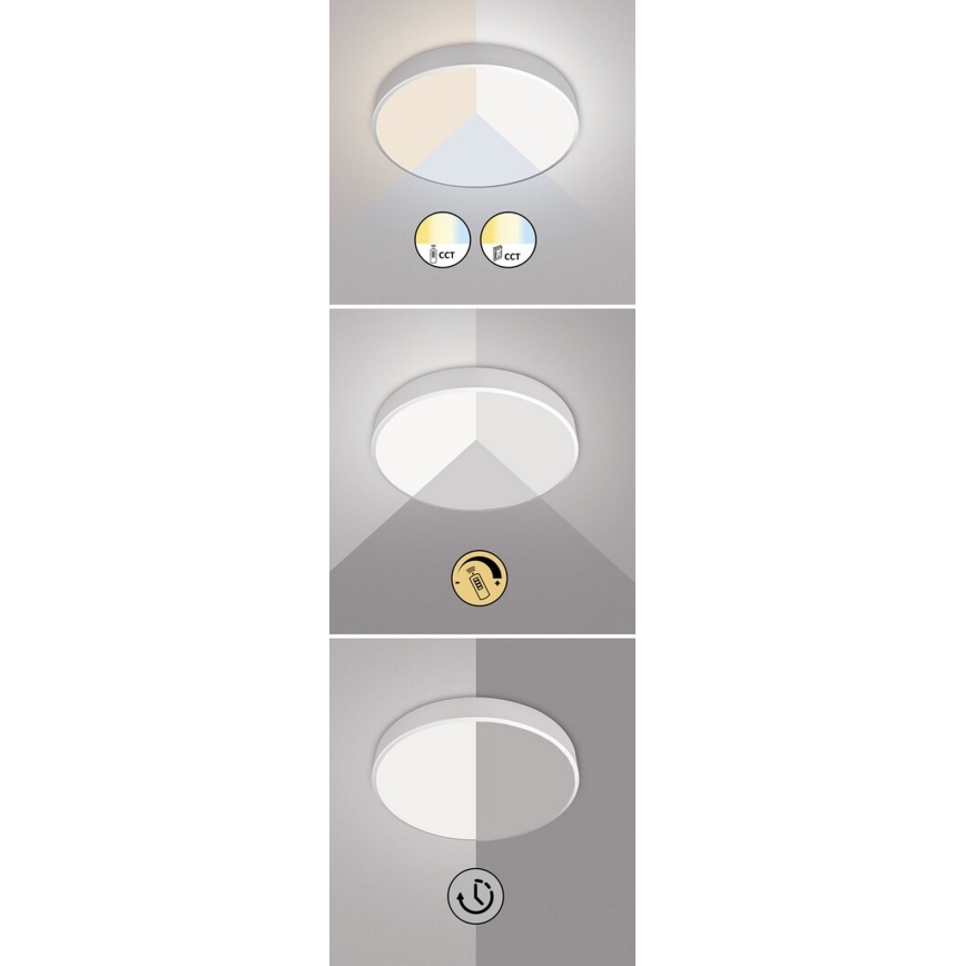 Rabalux - Plafón LED regulable LED/60W/230V 60 cm + CR