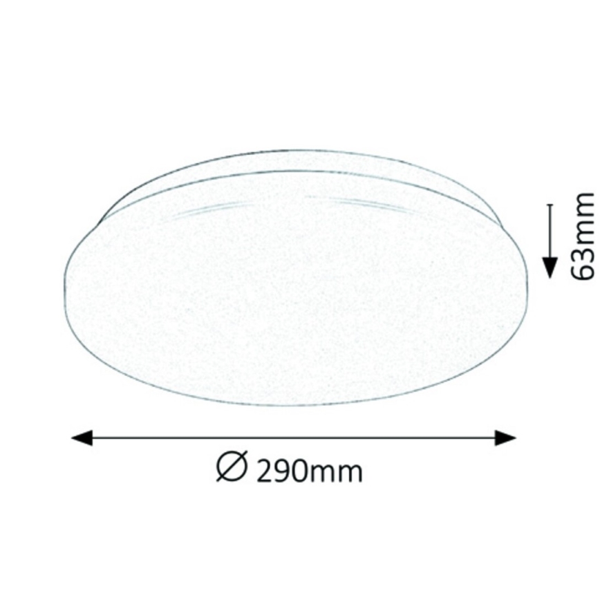 Rabalux - Plafón LED 1xLED/20W/230V diá. 29 cm
