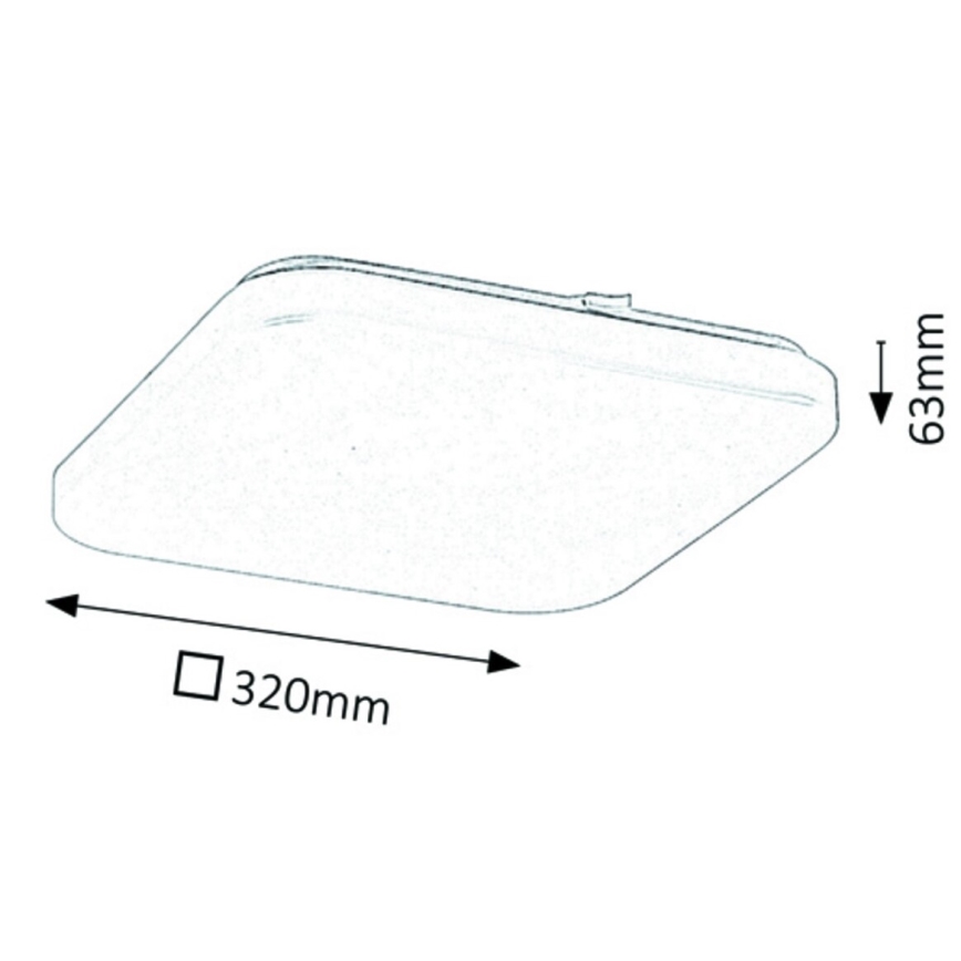 Rabalux - Plafón LED LED/32W/230V 32x32 cm