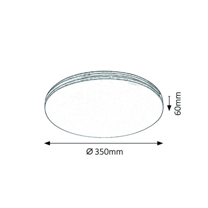 Rabalux - Plafón LED LED/18W/230V