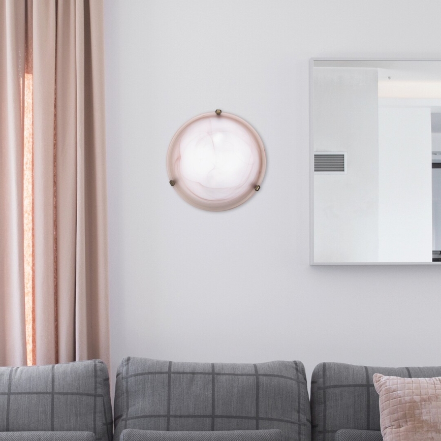 Rabalux - Lámpara de techo 2xE27/60W/230V cristal alabastrino