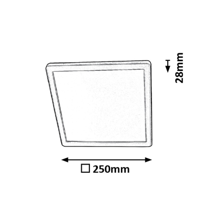 Rabalux - Plafón LED de baño LED/15W/230V IP44