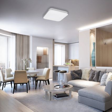 Rabalux - Lámpara de techo LED/36W/230V cuadrada 53x53 cm