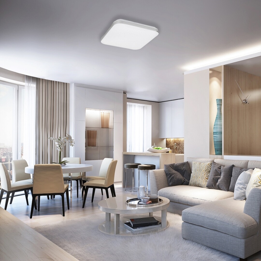 Rabalux - Lámpara de techo LED/36W/230V cuadrada 53x53 cm