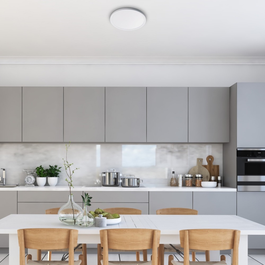 Rabalux - Plafón LED de techo, 18 W, 230 V, Ø 29,3 cm