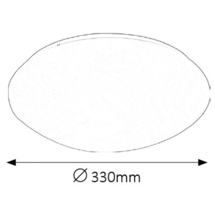 Rabalux - Plafón LED LED/18W/230V diá. 33 cm