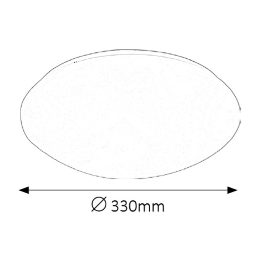 Rabalux - LED Rabalux - Plafón para el baño LED/18W/230V IP44