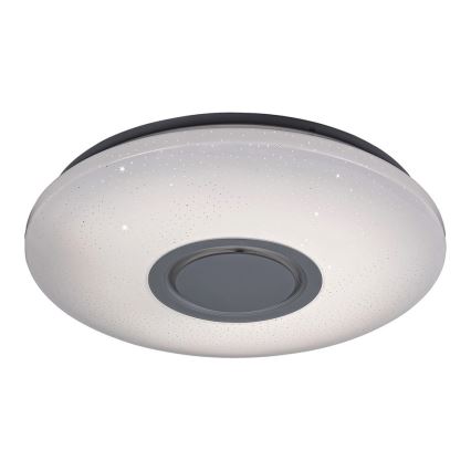 Rabalux - Lámpara de techo LED RGB regulable con altavoz LED/24W/230V Wi‑Fi Tuya + mando a distancia Ø 40 cm