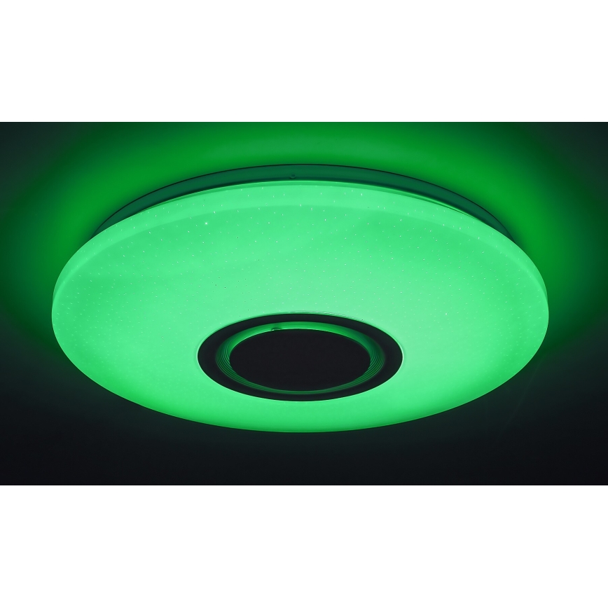 Rabalux - LED RGB Plafón regulable con altavoz LED/24W/230V Wi-Fi Tuya + control remoto