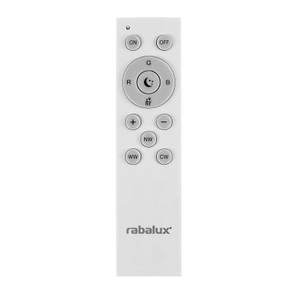 Rabalux - Plafón LED RGB regulable LED/40W/230V 2700-6500K Wi-Fi Tuya, diámetro 51 cm + control remoto
