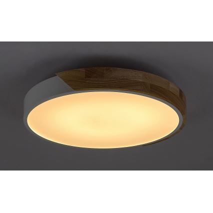 Rabalux - Plafón LED LED/24W/230V blanco/roble
