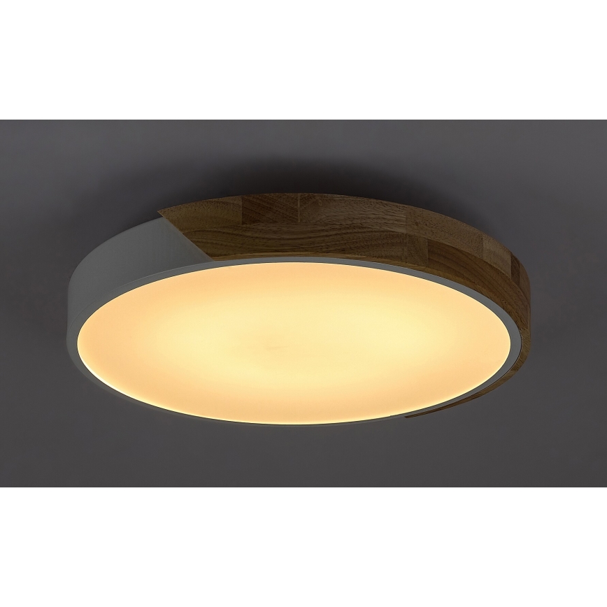 Rabalux - Plafón LED LED/24W/230V blanco/roble