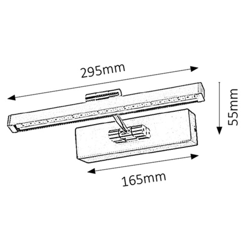 Rabalux - Lámpara LED de cuadro LED/5W/230V