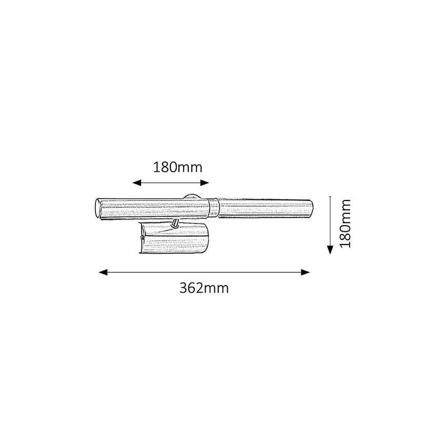 Rabalux - Lámpara para cuadros 2xE14/40W/230V