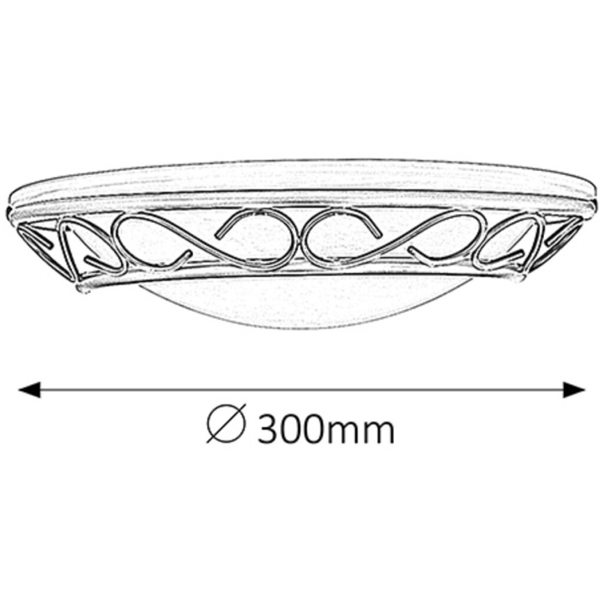Rabalux - Aplique de pared 1xE14/60W/230V