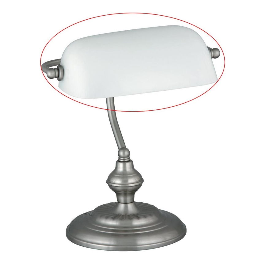 Rabalux 4037 - Vidrio de recambio para lámpara de mesa BANK E27