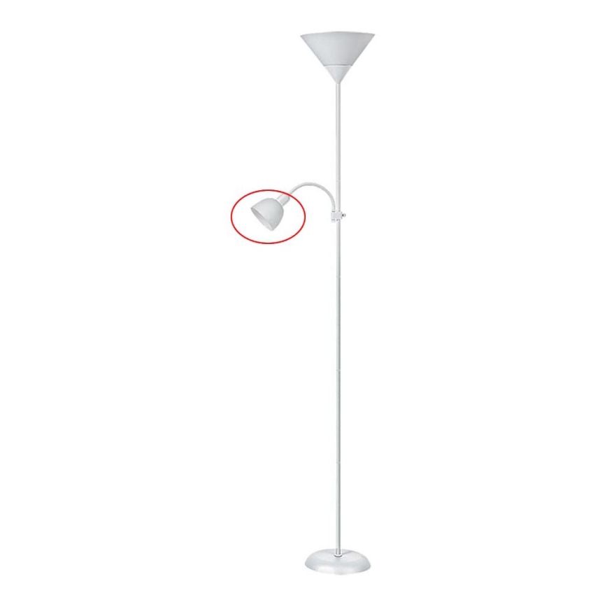 Rabalux 4061 - Pantalla de recambio para lámpara de pie ACTION E14 pequeña blanco