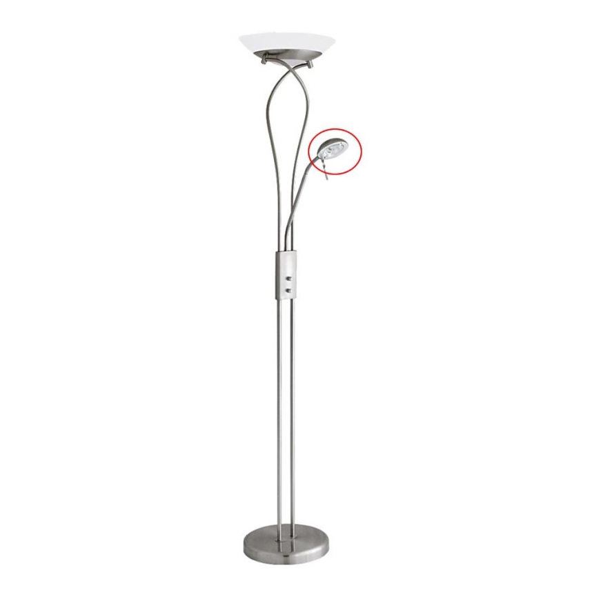 Rabalux 4077 - Vidrio de recambio para lámpara de pie GAMMA G9 pequeño