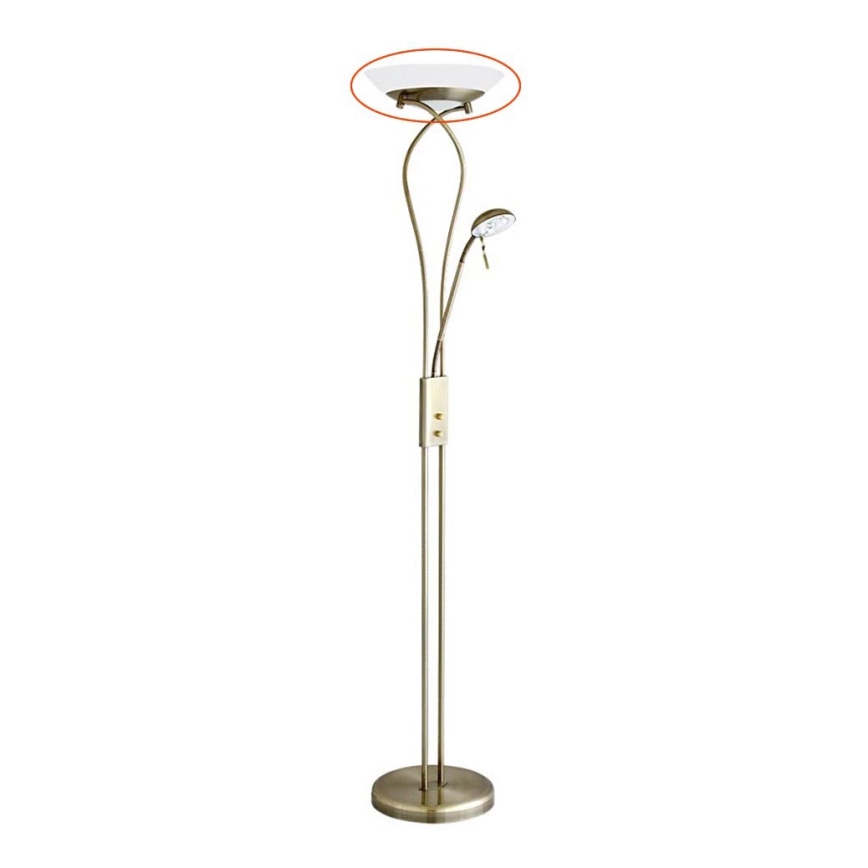 Rabalux 4078 - Vidrio de recambio para lámpara de pie GAMMA R7s grande