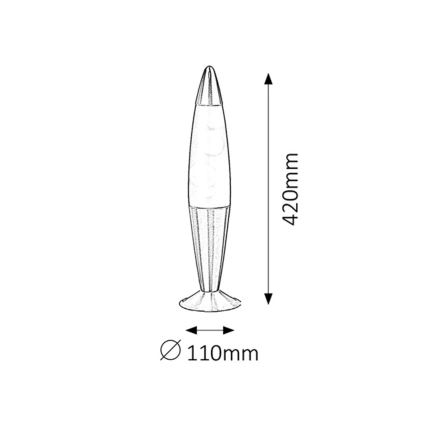 Rabalux - Lámpara de l 2 1xE14/25W/230V