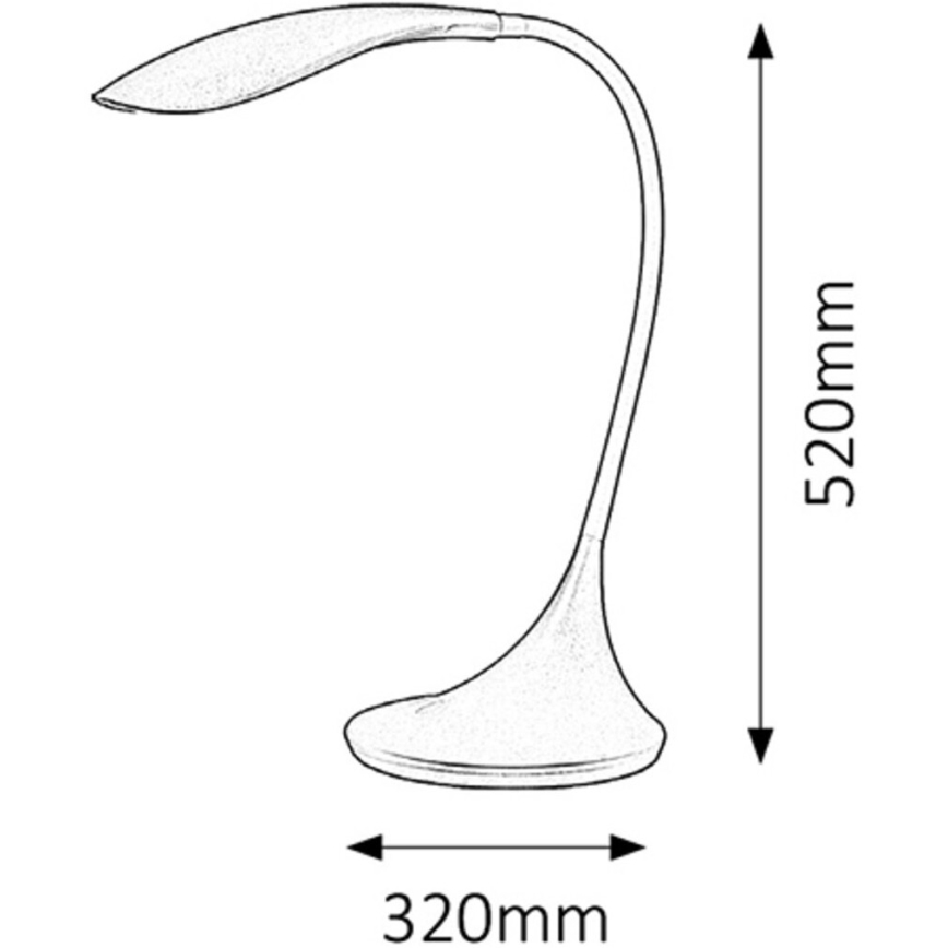Rabalux - LED Lámpara regulable DOMINIC 1xLED/4,5W/230V