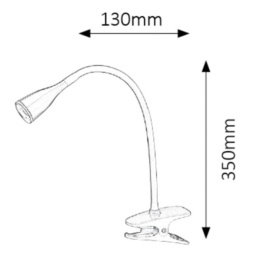 Rabalux - Lámpara LED de mesa con 1xLED/4,5W/230V