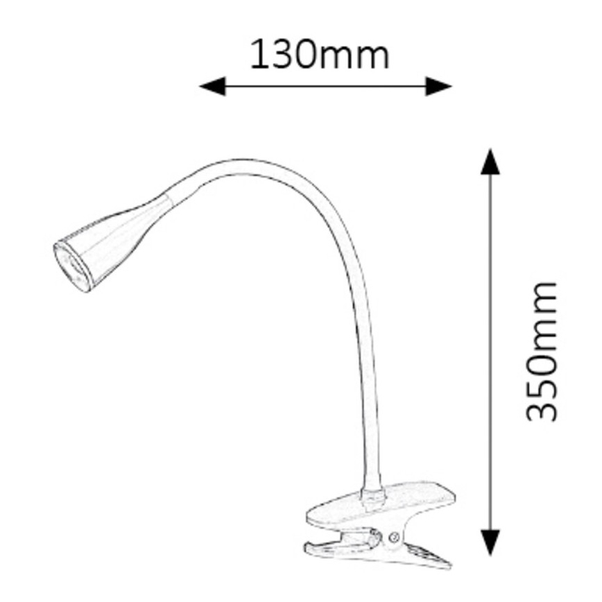Rabalux - Lámpara LED de mesa con 1xLED/4,5W/230V