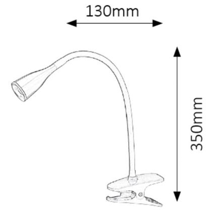 Rabalux - Lámpara LED de mesa con 1xLED/4,5W/230V