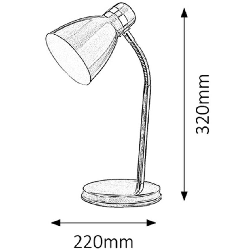 Rabalux - Lámpara de mesa 1xE14/40W/230V