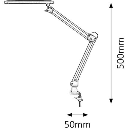 Rabalux - Lámpara LED de mesa LED/5,6W/230V