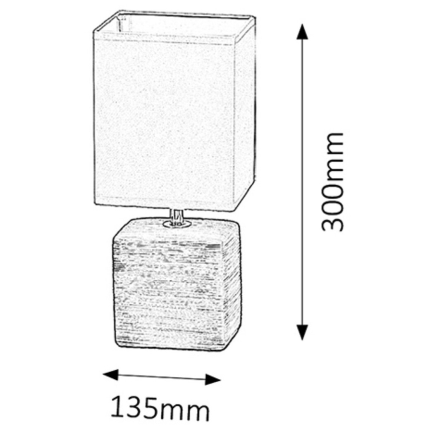 Rabalux - Lámpara de mesa 1xE14/40W/230V