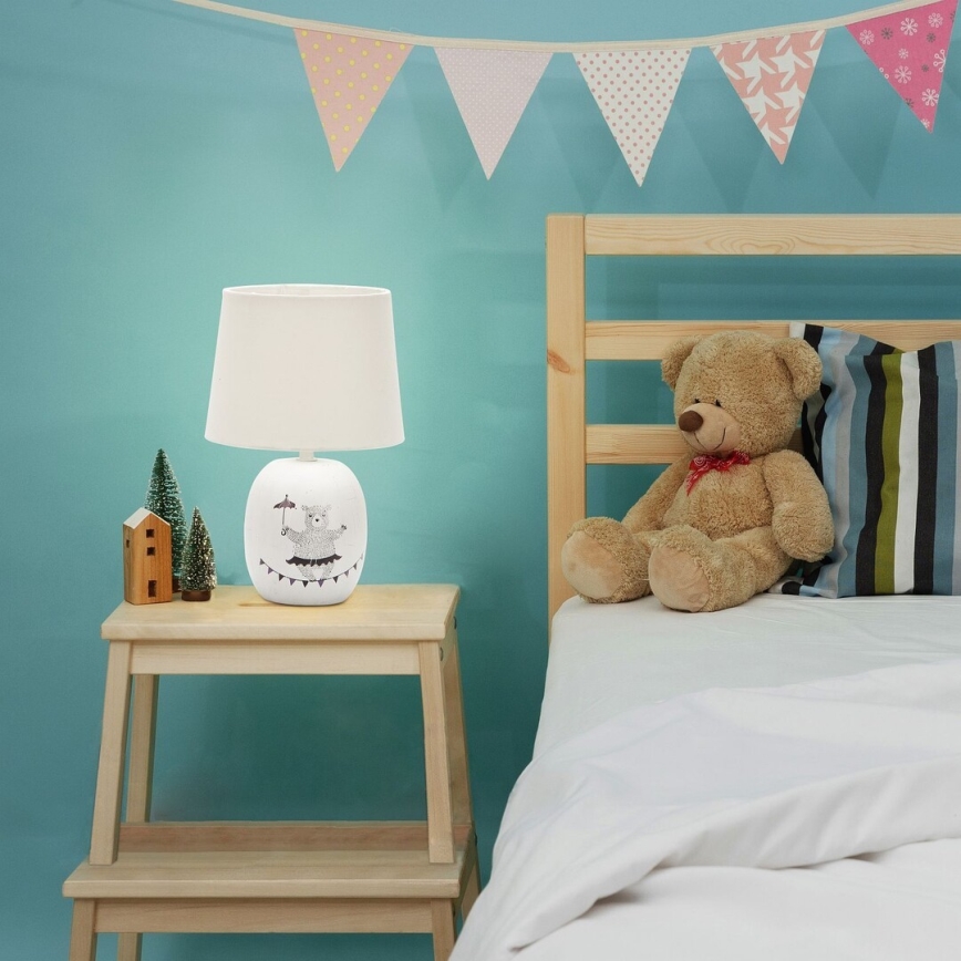 Rabalux - Lámpara de mesa infantil 1xE14/40W/230V gris