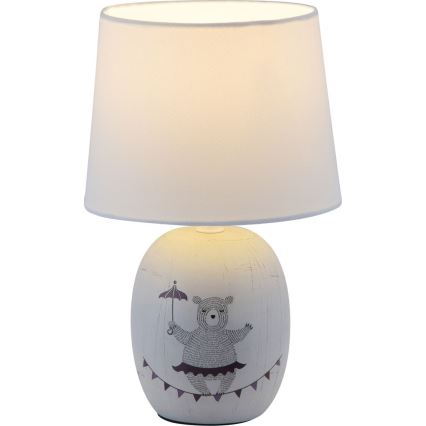 Rabalux - Lámpara de mesa infantil 1xE14/40W/230V gris