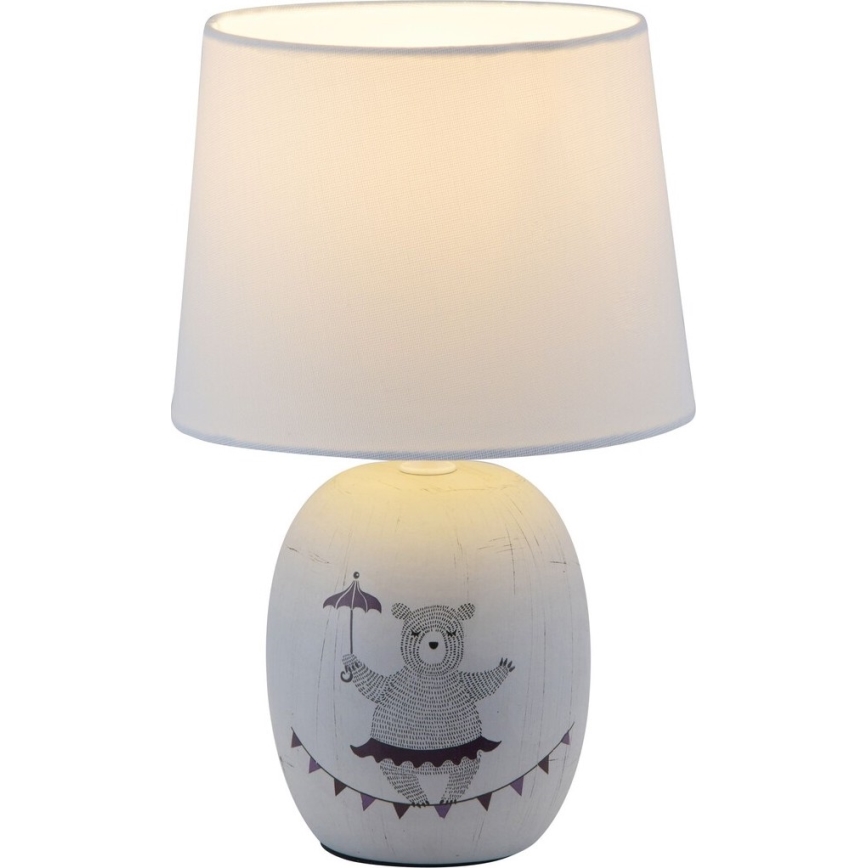 Rabalux - Lámpara de mesa infantil 1xE14/40W/230V gris