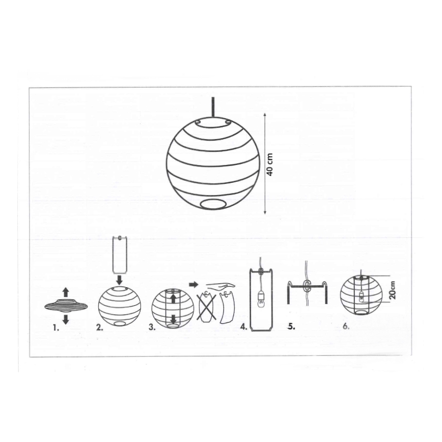 Rabalux 4631 - Pantalla para lámpara de araña infantil SHEPHERD E27 diá. 40 cm