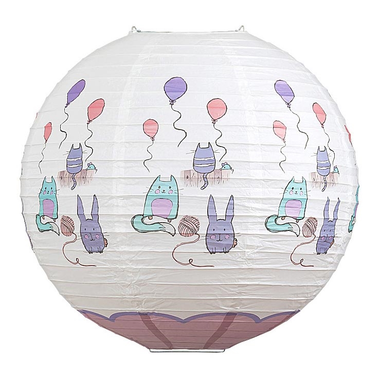Rabalux 4632 - Pantalla para lámpara de araña infantil CATHY E27 diá. 40 cm