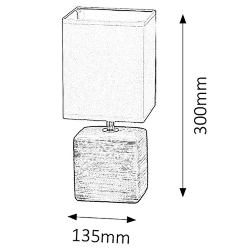 Rabalux - Lámpara de mesa 1xE14/40W/230V