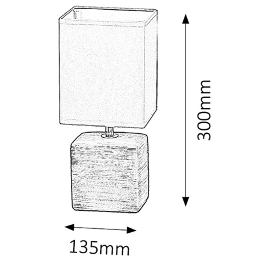 Rabalux - Lámpara de mesa 1xE14/40W/230V