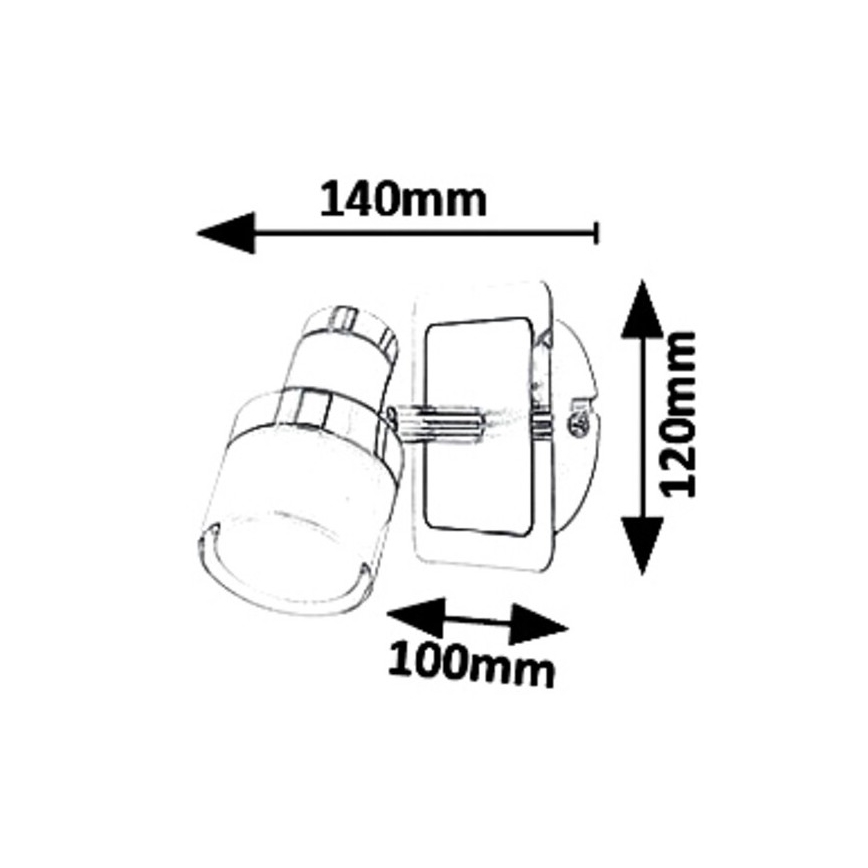 Rabalux 5021 - Foco LED de pared HAROLD LED/5W/230V IP44